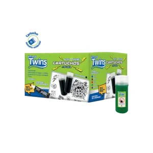 Cartucho de Tinta TWINS Repuesto Acri Xtreme Verde 20 und