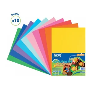 Cartulina TWINS De Colores A4 x 100 Hojas