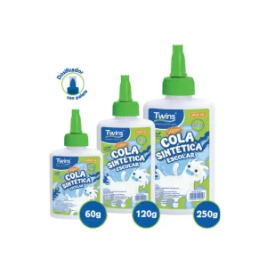 Cola Sintética Escolar TWINS Blanca 250 Gr 12 und