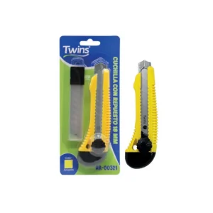 Cuchilla TWINS con 5 Repuestos 18 mm