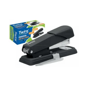Engrapador TWINS Negro Con Saca Grapas 25 Hojas