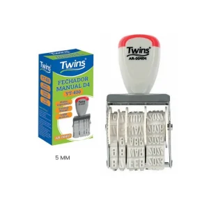 Fechador Manual TWINS 5 MM