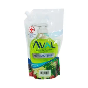 Jabón Líquido AVAL Antibacterial Doy Pack Eucalipto 800 ml