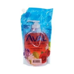 Jabón Líquido AVAL Doy Pack Petalos De Rosa 800 ml