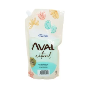 Jabón Líquido AVAL Antibacterial Doy Pack Ritual Refrescante 800 ml