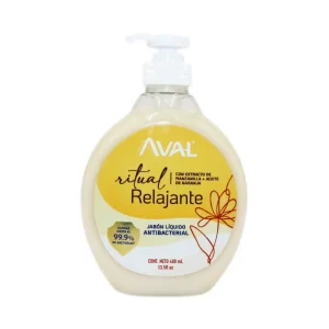 Jabón Líquido AVAL Antibacterial Ritual Relajante 400 ml