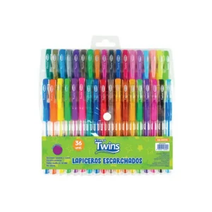 Lapiceros TWINS Escarchados 36 und