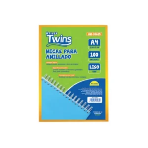 Mica Para Anillado TWINS A4 Liso 100 und