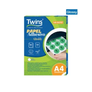 Papel Adhesivo TWINS Glossy A4 100 und