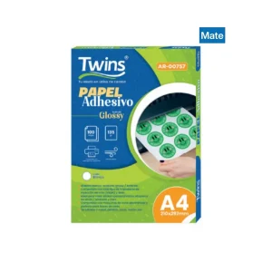 Papel Adhesivo TWINS Mate A4 100 und