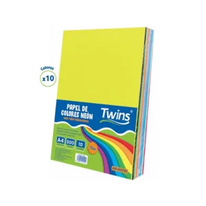 Papel De Colores TWINS A4 75 GR x 100 Hojas