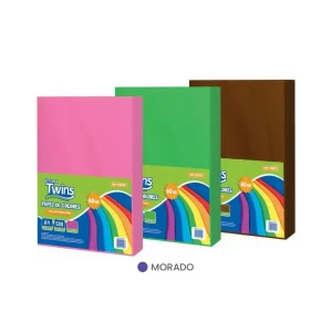 Papel De Colores TWINS Morado A4 80 GR x 500 Hojas