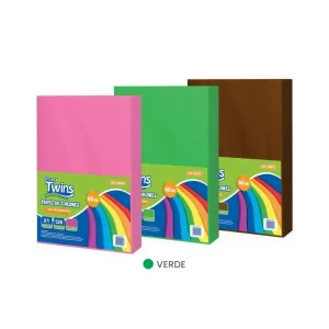 Papel De Colores TWINS Verde A4 80 GR x 500 Hojas