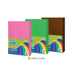 Papel De Colores TWINS Verde Claro A4 80 GR x 500 Hojas