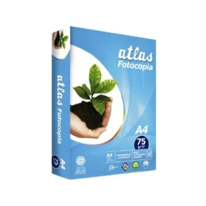 Papel Fotocopia ATLAS A-4 Blanco 75 gr 5 Millares