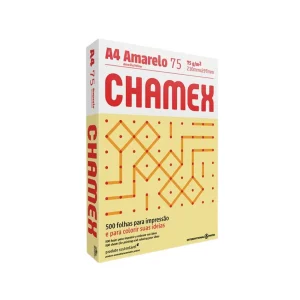 Papel Fotocopia CHAMEX A-4 Amarillo 75 gr 5 Millares