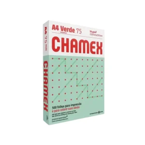 Papel Fotocopia CHAMEX A-4 Verde 75 gr 5 Millares
