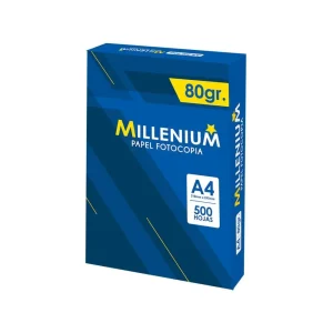 Papel Fotocopia MILLENIUM A-4 Blanco 80 gr 5 Millares
