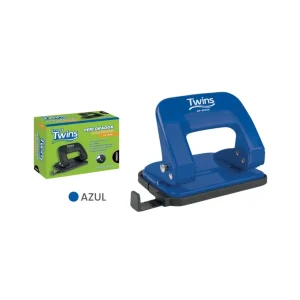Perforador TWINS Azul 25 Hojas