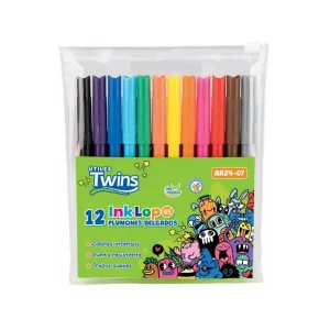 Plumones TWINS Delgados Ink Lop 45 x 12