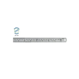 Regla TWINS de Metal 20 cm