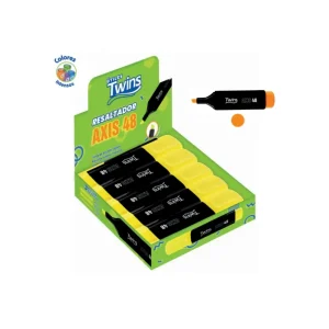 Resaltador TWINS Axis 48 Naranja10 und