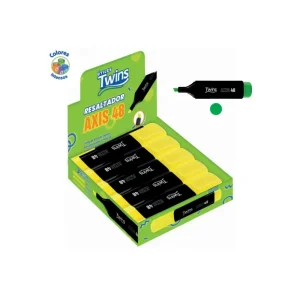 Resaltador TWINS Axis 48 Verde 10 und