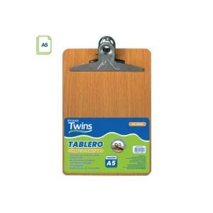 Tablero TWINS Fórmica A5 con Clip Metálico