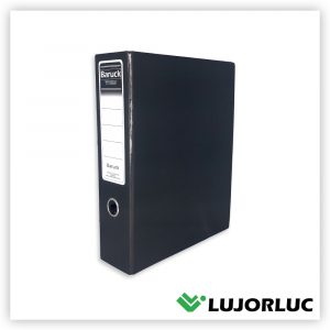 Archivador Plastificado Oficio BARUCK Lomo Ancho Negro