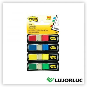 Banderitas POST-IT 683 Multicolor 12mm x 43mm x 140 und