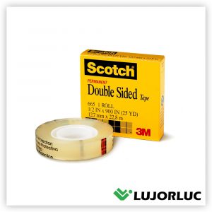 Cinta SCOTCH 3M 665 Doble Faz 12.7 mm x 22.8 mts