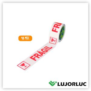 Cinta De Embalaje Fragil TWINS 90 yds 4.80 cm x 48 mic