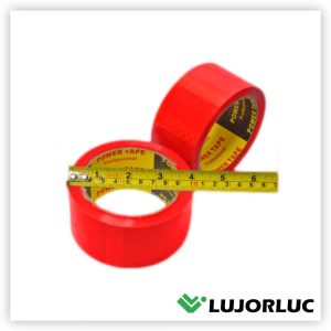 Cinta De Embalaje Rojo POWER TAPE 80 yds 48 mm 2 Pulgadas x 45 mic