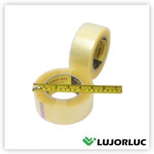Cinta de Embalaje Transparente POWER TAPE 250 yds 45 mm 2 Pulgadas 45 mic