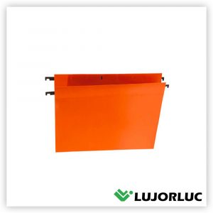 Folder Colgante Con pestaña Varilla Plástica Naranja