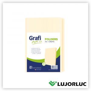 Folder Manila A-4 GRAFIPAPEL 25 und