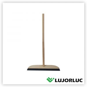 Jalador De Agua Madera con Jebe 100 cm