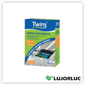 Lámina Para Enmicar TWINS 85mm x 115mm 200 Mic x 100 und