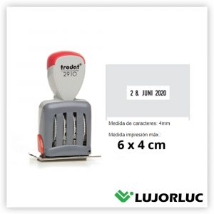Sello Fechador con Placa TRODAT Printy 2910 P07