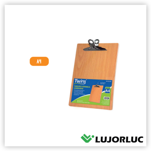 Tablero Fórnica Laminado TWINS A-4 Con Clip Metálico